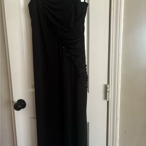 Black prom dress, size 7